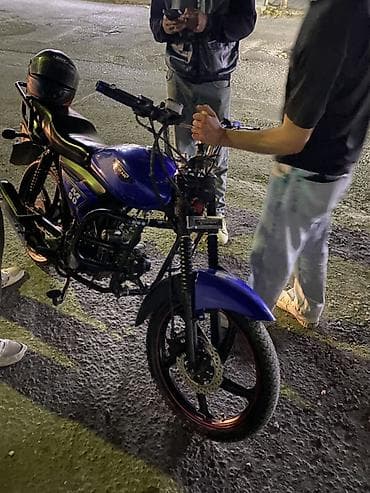 ural maşın: Moped / kiçik motosiklet – mavi rəng - Model işarəsi: M50 (gövdə — 3