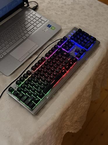 hp netbook mini: RUSH RGB Oyun Klaviatura Məhsulun xüsusiyyətləri: Brend: RUSH — 4