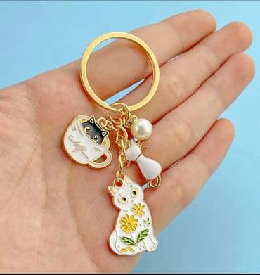 firuzəyi rəng: Pişik brelok — 2