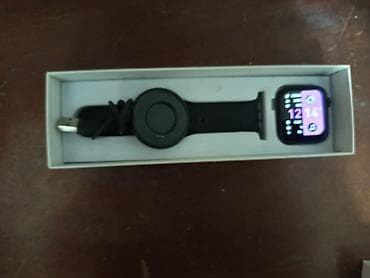 apple watch adapter: Smart saat, Smart, Sensor ekran, rəng - Qara — 2