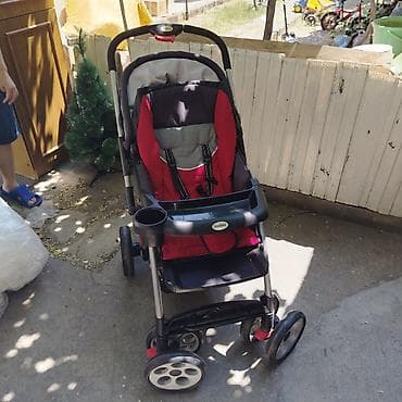 uzun bot: Uşaq arabası – Goodbaby brendi, qırmızı/boz rəng. Xüsusiyyətlər: - — 1