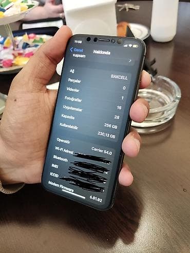 iphone xr satilir: IPhone X, 256 GB, Space Gray, Face ID — 4