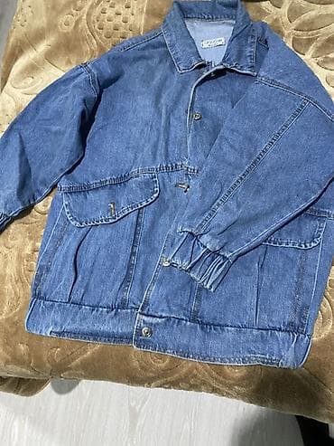 pencəy: Denim cins gödəkçə - Material: 100% denim (cins) parça, orta qalınlıq — 1