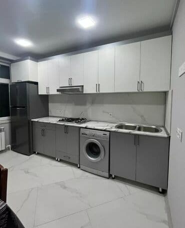 balaca metbex mebelleri: Mətbəx mebeli, laminat materialdan hazırlanmışdır. Dolablar yuxarı və — 6