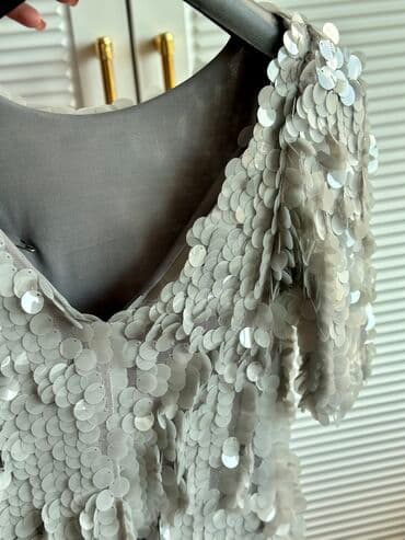 boz rəngli karandaş ətək: Atelyede 200 azne tikilib,hec geyinilmeyib,s ve m razmere uygundu — 3