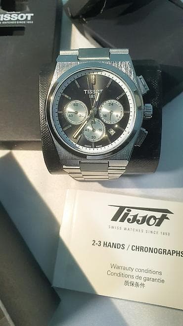tissot saat: Yeni, Qol saatı, Tissot, rəng - Gümüşü — 2