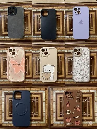 Məhsul: iPhone üçün müxtəlif dizaynlarda telefon qabları (6 ədəd)