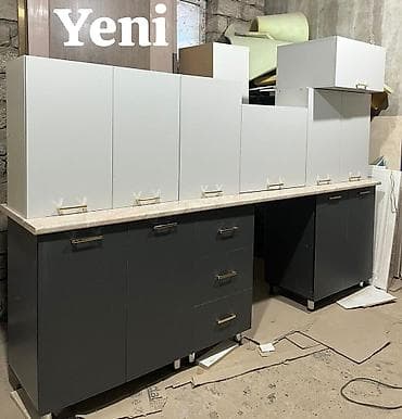 470₼ Mətbəxt mebeli yenidir 2m65sm +65sm soyuducu dolabı çatdırılma