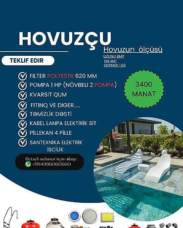 Hovuzçu – Komplekt hovuz sistemi Hovuz ölçüləri: - Uzunluq: 8 m - En lalafo.az -da Hovuzçu – Komplekt hovuz sistemi Hovuz ölçüləri: - Uzunluq: 8 m - En