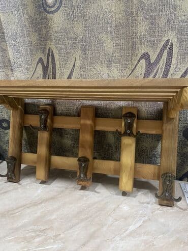 вешалка в прихожую настенная: Новый, Полка для одежды, Прямая — 2