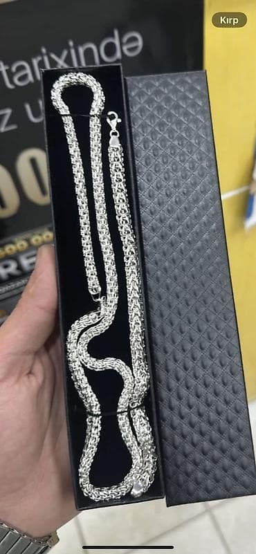 aksesuar: Dəsd Halda 70 qramdan Artıqdır təmiz gümüşdür yeni kimidir qiymətdə — 2