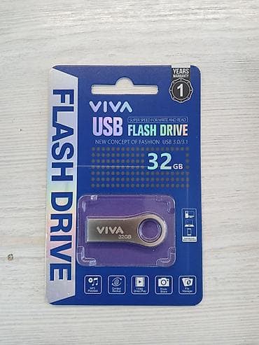 samsung tab e: VIVA USB Flash Drive – 32 GB - USB 3.0/3.1 interfeysi ilə yüksək — 1