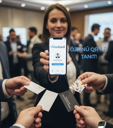 WeeCard – Rəqəmsal vizitkart Vizit kartın artıq cibində deyil