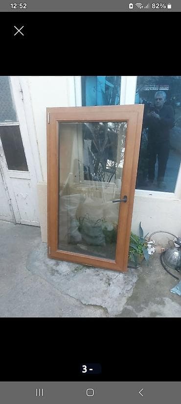 islenmis laminant: PLASDIK PƏNÇƏRƏ ölcusu 1m07sm1m53sm80sm1m56sm, 90sm1m56sm — 10