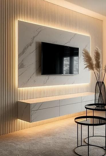 Düz TV altlığı, Polkalı