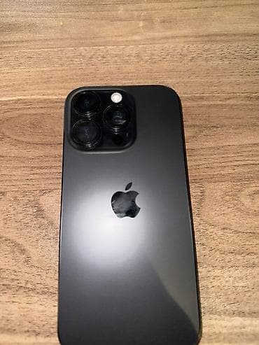 IPhone 16 Pro, 128 GB, Black Titanium, Barmaq izi, Face ID