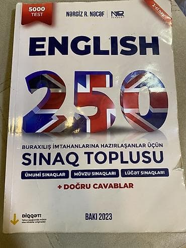 Velosiped ehtiyyat hissələri: Məhsul: İngilis dili 250 – Buraxılış imtahanlarına hazırlaşanlar üçün — 1