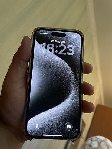 iphone 15 ikinci əl: IPhone 15, 256 GB, Ağ, Face ID — 1