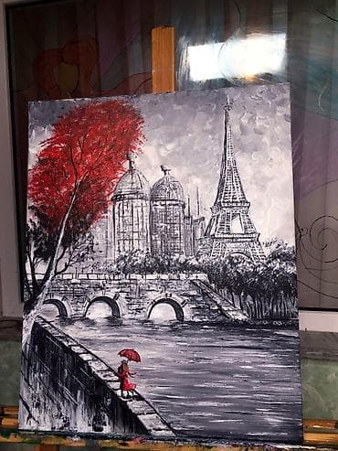 Париж. романтика. что может быть лучше? Простая и интерьерная картина lalafo.az -da Париж. романтика. что может быть лучше? Простая и интерьерная картина