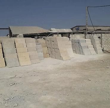 ağdağ sement: Təbii daşdan hazırlanmış üzlük və döşəmə plitələri - Material: yerli — 8