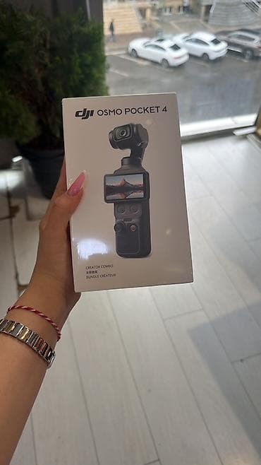 DJI Osmo Pocket 4 – Creator Combo - Kompakt, cib ölçülü 3 oxlu
