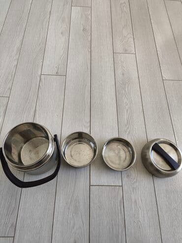 yeməklər: Rəng - Gümüşü, Yəmək üçün termos, Alüminium, Rusiya — 1