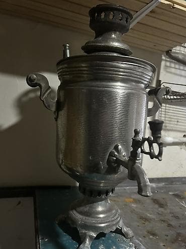 Samovarlar: İşlənmiş Od Samovar, 4 l, Ünvandan götürmə — 3