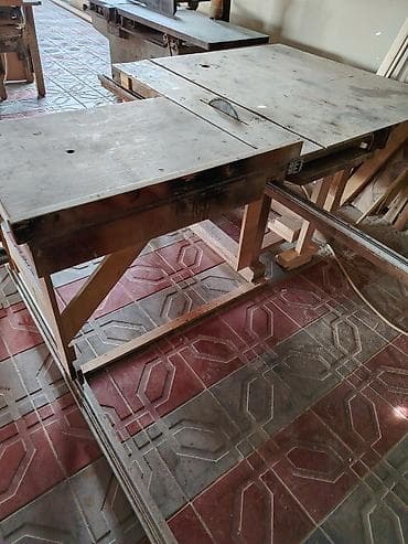 kəsim stolu: Ağac emalı üçün masa tipli dairəvi mişar əldə düzəlmə yatar - Geniş — 6