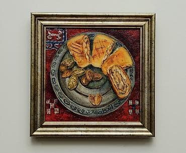 papag şekli: Məhsul: Orijinal yağlı boya tablo kolleksiyası (1 ədəd) Təsvir: - — 9