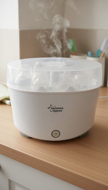 Usaq butulka sterilizator aparati TOMMee TiPPEE firmasi hec lalafo.az -da Usaq butulka sterilizator aparati TOMMee TiPPEE firmasi hec