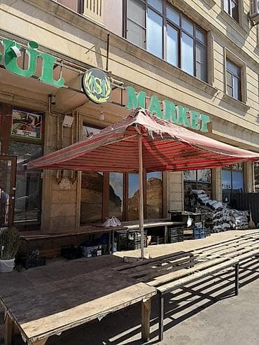 cetir zontik: Böyük ölçülü açıq hava çətiri (terrasa/mağaza önünə) - Forması — 5
