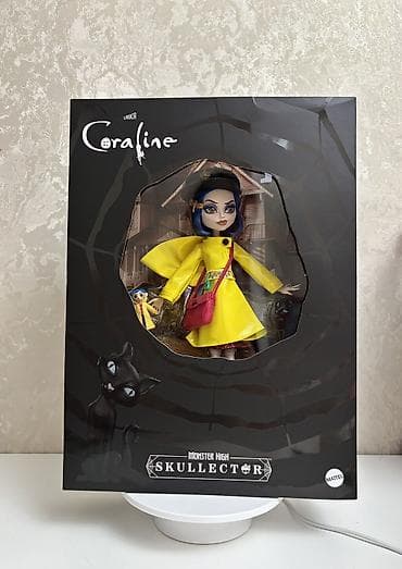 taxta oyuncaqlar: Кукла монстер хай Коралина “Monster High Skullector Coraline” — 1