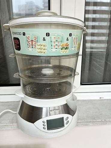 corek biwiren: Buxarlı bişirici Kenwood, qabların sayı - 3, İşlənmiş — 2