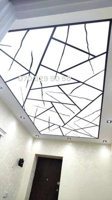 taxta tavanlar qiymeti: Подвесной потолок, Стекло, Влагостойкая, Бесплатная доставка, Бесплатная установка, C гарантией — 4