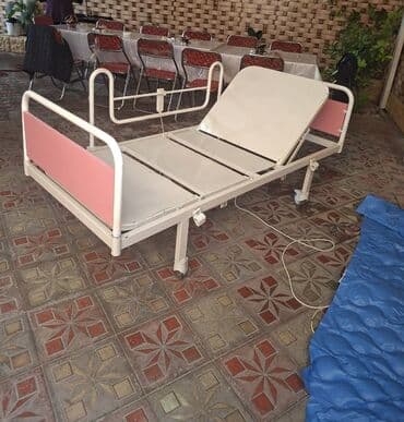 tek carpayılar: Tibbi funksiyalı xəstə çarpayısı - Metal karkaslı, möhkəm — 3