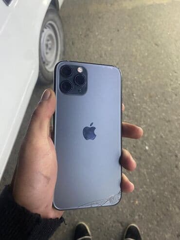 iphone telefonu: IPhone 11 Pro, Göy, Qırıq — 1