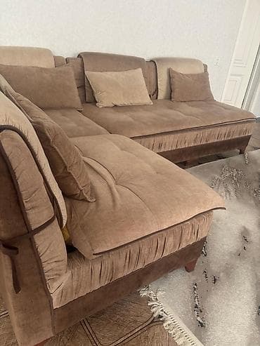 Divan və kreslo dəstləri: İşlənmiş, Künc divan, Divan, Bazasız, Açılmayan — 5