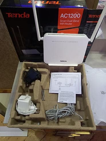 Nokia Wi‑Fi router – AC1200, Smart Dual‑Band Xüsusiyyətlər: - 2,4 GHz