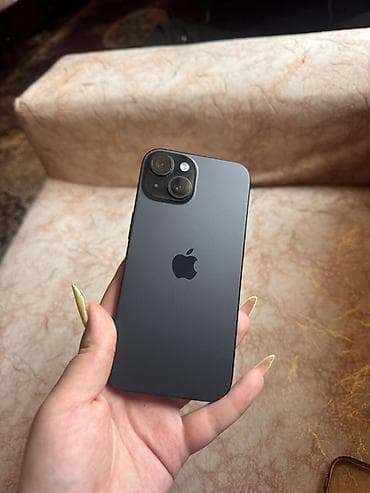IPhone 15, 128 ГБ, Черный, Face ID — 1