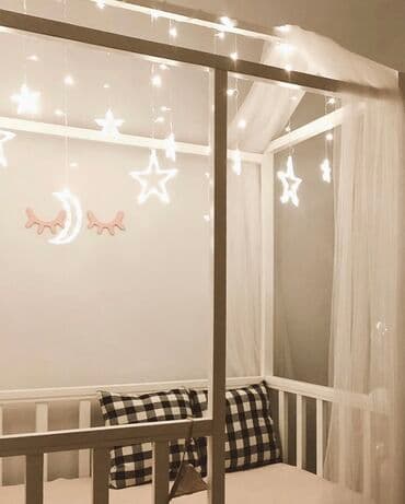 1 ayliq usaq sekilleri: Oğlan və qız üçün, İşlənmiş, Dördbucaq, Beşik, Matras ilə, Yellənmə mexanizmsiz — 4