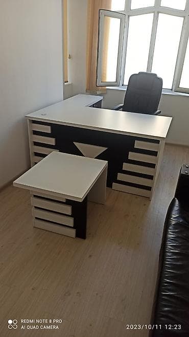 ev şəkili: Ofis mebeli – layihələndirmə və hazırlanma xidməti - İş masaları — 3