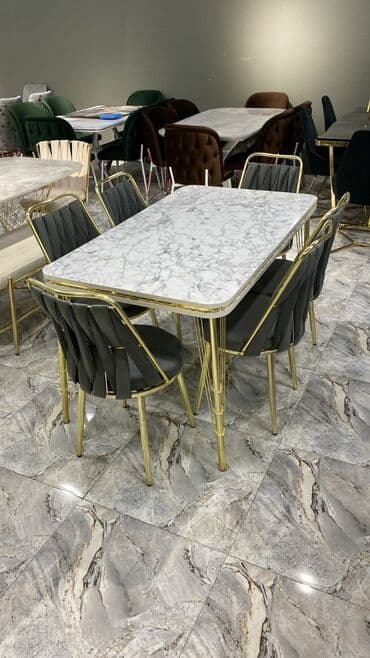 semra qab. qacaq instagram: Qonaq otağı üçün, Yeni, Açılmayan, Dördbucaq masa, 4 stul — 2