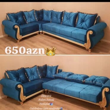 yastiq uzu: Künc divan, Yeni, Açılan, Bazalı — 1