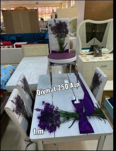 mətbəxt stol: Mətbəx üçün, Yeni, Açılan, 4 stul — 5