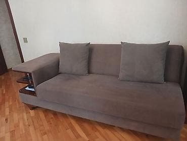 nerdivan satilir: Künc divan, Açılan, Bazasız, Vеlur parça, Çatdırılma yoxdur — 3