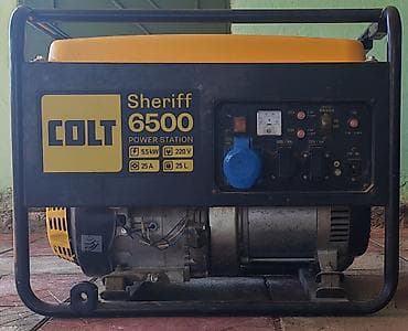 elektro mişar: COLT Sheriff 6500 benzin generatoru Texniki göstəricilər: - Güc: 5.5 — 2