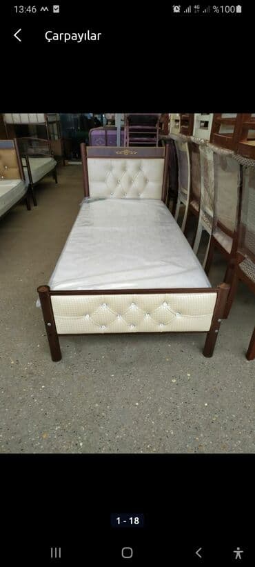 Çarpayılar: Yeni, Təknəfərlik çarpayı, Bazasız, Matras ilə, Siyirməsiz, Almaniya — 29