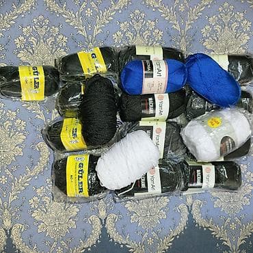 toxuma ipi: Məhsul: Toxuculuq ipləri dəsti - Markalar: Güler, YarnArt (Jeans — 1