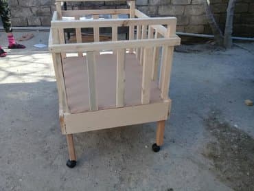 tekerli metre: Usaq besiyi Ayaqlari tekerlidi Tezedir eni 75 uzunu 1 metr olcuye — 5