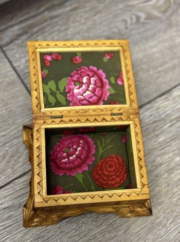 Süni güllər: Mücrü Zinət əşyaları üçün, Taxta — 3